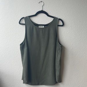 Universal Thread Contemporary Blouse/Tank (Olive)